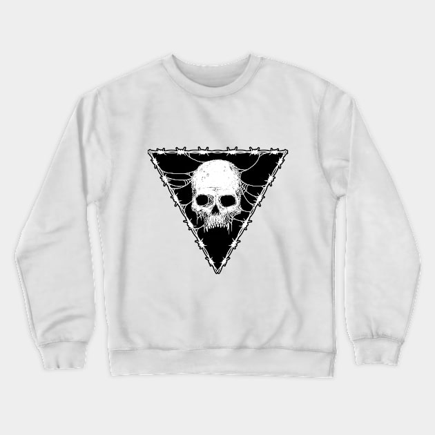 Skull Design Crewneck Sweatshirt by HornArt